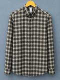 Brown and black check
