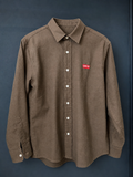 Classic Brown Full-Sleeve Casual Shirt