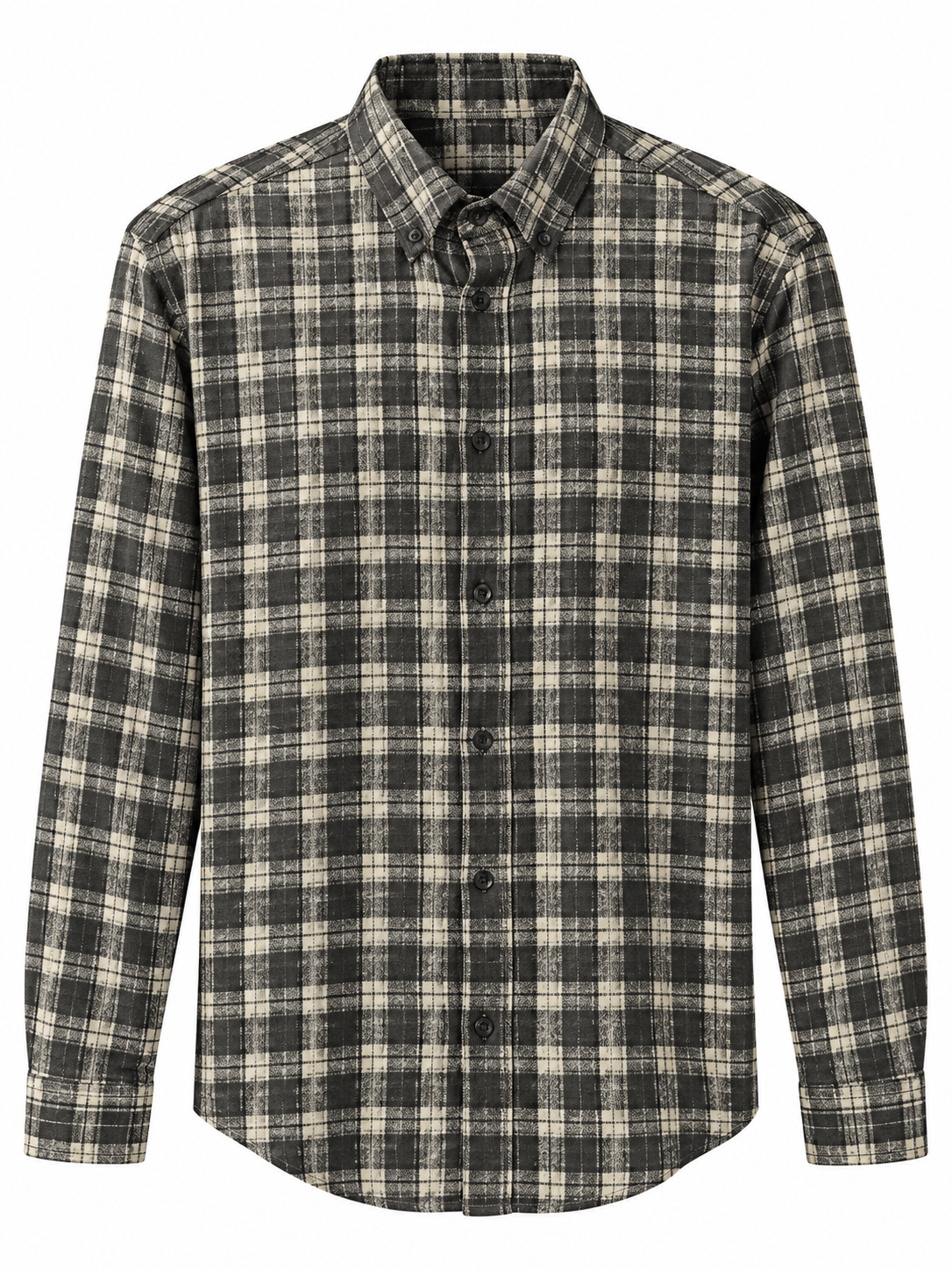 Brown and black check