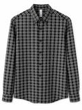 Imp flannel check  black and white