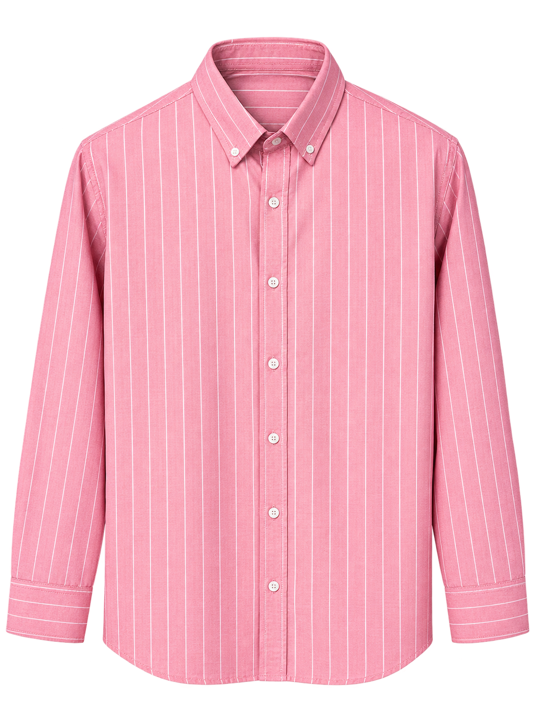 Pink Vertical Stripe Shirt for Men | DALLAZZO