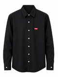 Classic Black Full-Sleeve Shirt