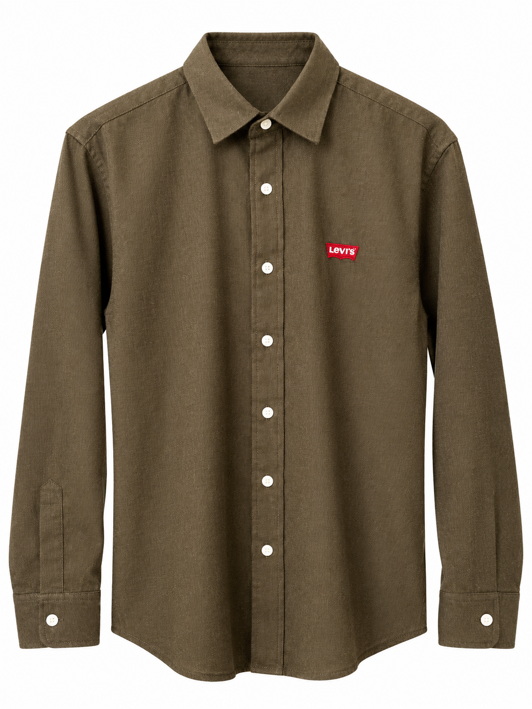 Classic Brown Full-Sleeve Casual Shirt