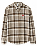 Brown & Cream Checked Flannel Shirt